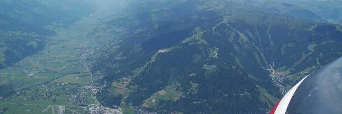 Flugwegposition um 11:31:28: Aufgenommen in der Nähe von Gemeinde Bruck an der Großglocknerstraße, Österreich in 2550 Meter
